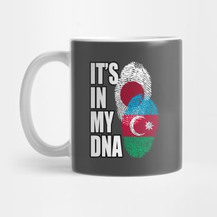 Azerbaijani And Japanese Mix Heritage DNA Flag Mug